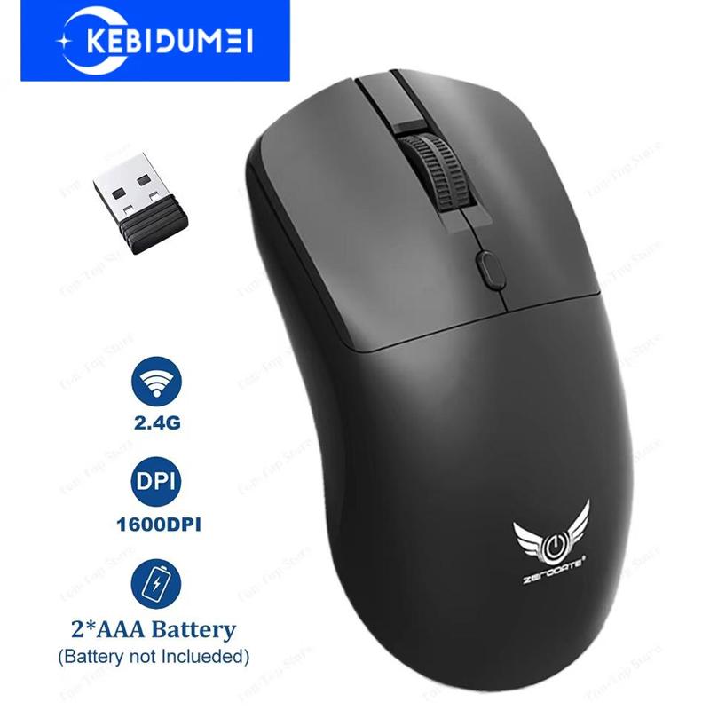 Wireless Gaming Mouse 2.4G USB Silent Mouse Mice 3 Levels 1600 DPI Mouse for PC Computer Laptop Macbook Pro