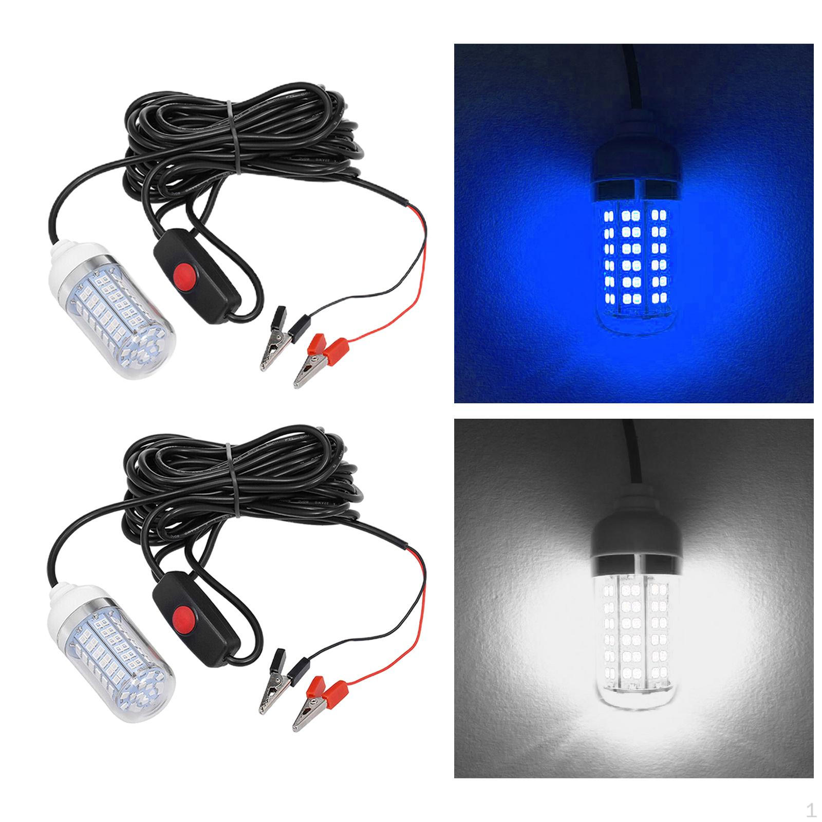 

Водонепроницаемый IP68 12 В Светодиодный Подводный Рыболовный Свет Привлекающий Лампа для Кальмаров