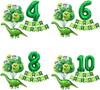 Balloons Dinosaur Latex Balloons Green Happy Birthday Banners Number Balls Jurassic Period Theme Children's Boy Birthday Party Decoration