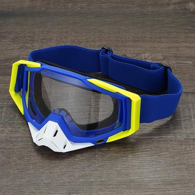 2 Pcs Dirt Bike Goggles, Motorcycle ATV Goggles Riding Goggles Ski Goggles Windproof Glasses Racing Motocross Goggles