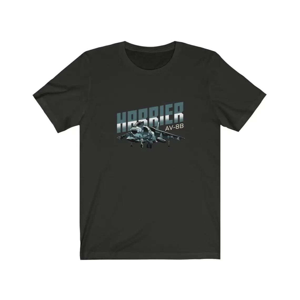 

AV-8B Harrier II Ground-attack Aircraft T-Shirt 100% Cotton O-Neck Summer Short Sleeve Casual Mens T-shirt Size S-3XL - Men s... S разноцветный