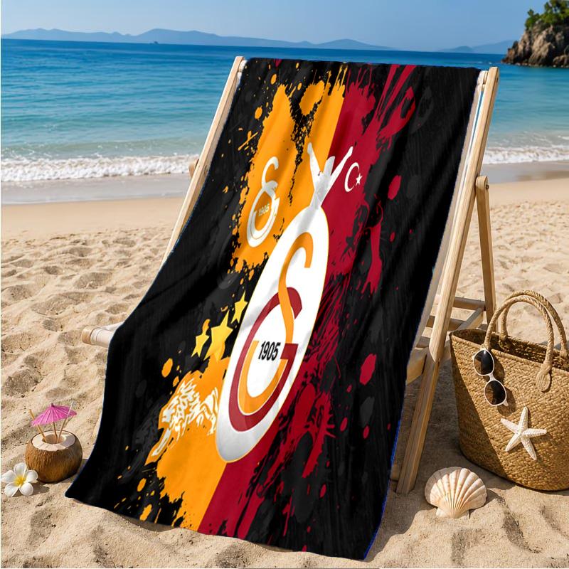 Galatasaray Football Club Beach Towel Microfiber Beach Towel, Lightweight and Quick-Dry, for Summer Travel, Swimming Pool Fan Birthday Gift