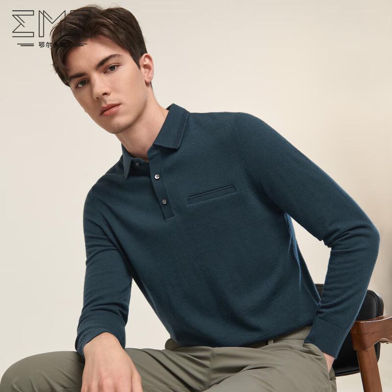 

EMZ Men s Autumn/Winter Wool Blend Pullover Sweater 8801873918 L