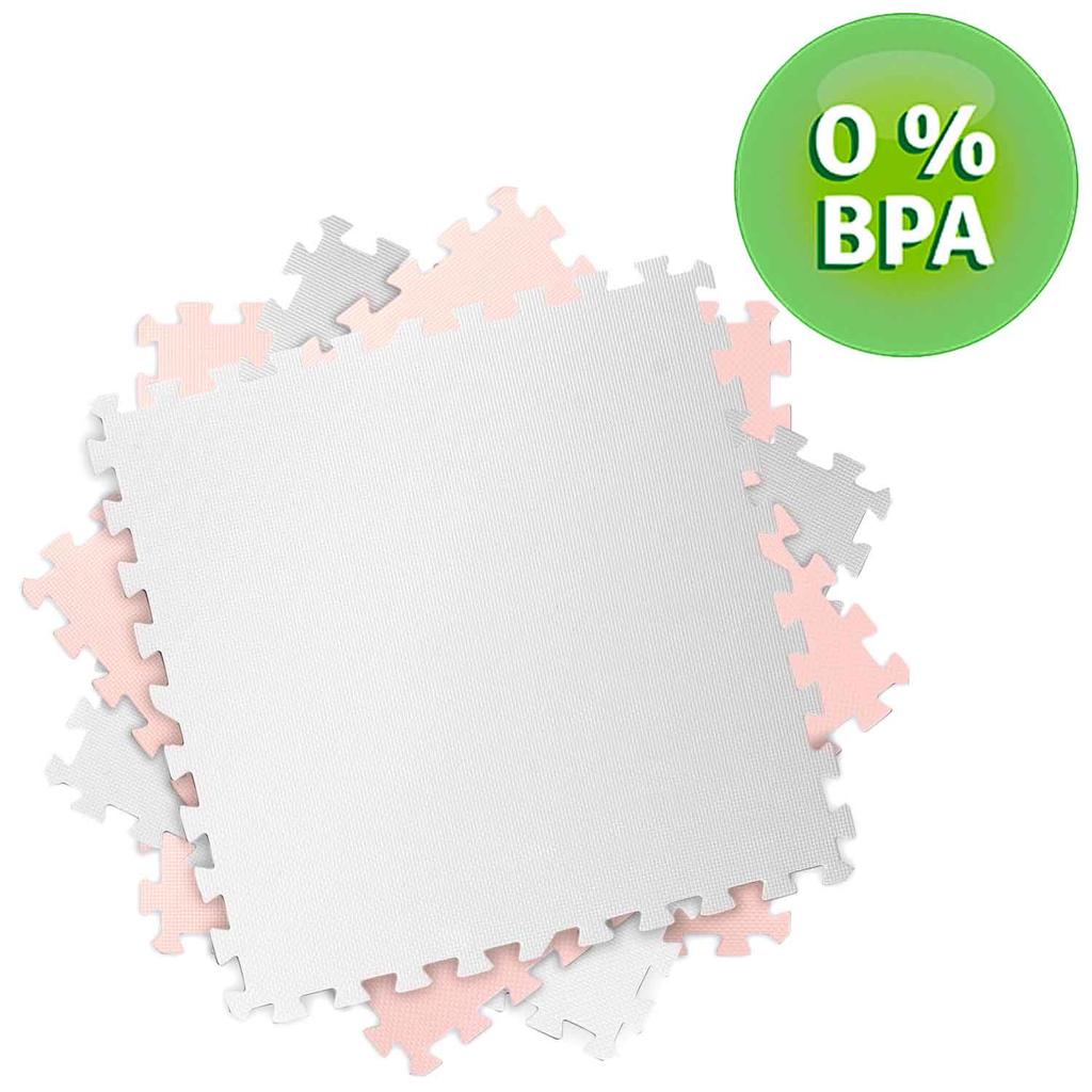 Ricokids Large Foam Puzzle Mat, Peach &