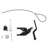 Fence Latch Carbon Steel with Spring Gate Latch Safety Latch for Indoor Window Doors Pet Fences