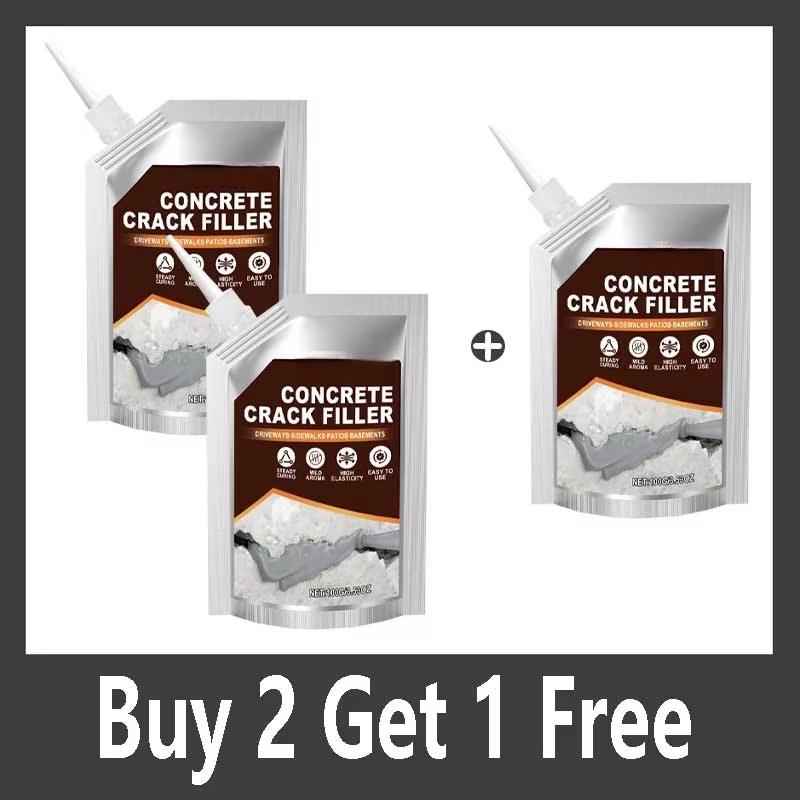 puttConcrete Crack Filler Self Leveling Sealant Driveway Repair Adhesive Masonry Gap Filler Waterproof Concrete Sealer Quick Dry