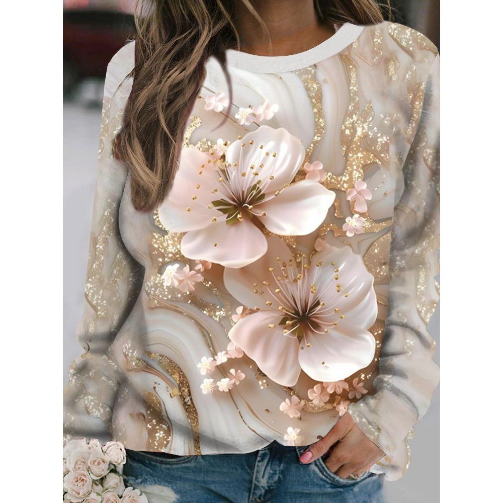 Long Sleeve Women's Round Neck Long Sleeve