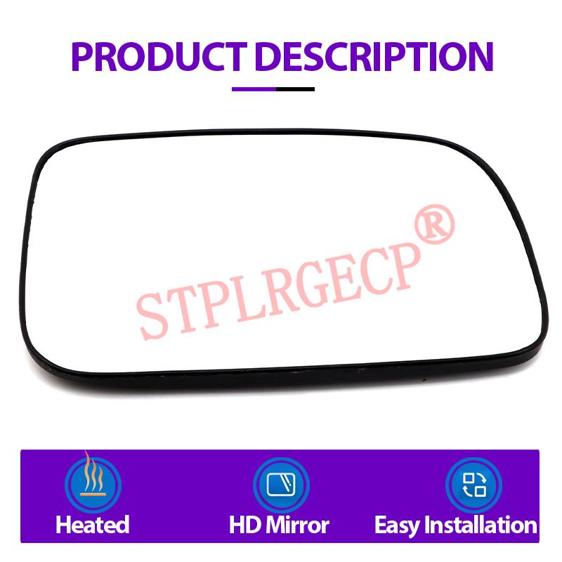 1PC Door Wing Mirror Glass Heated Left Right Side Car-styling Rearview Mirror Lens for Toyota Corolla ZRE122 03-08 Prius 04-09