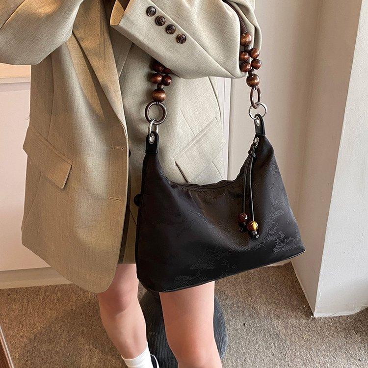 Guofeng Fashion Women's Large Capacity Bag 2024 Spring New Versatile Shoulder Bag Premium Textured Tote Bag Women