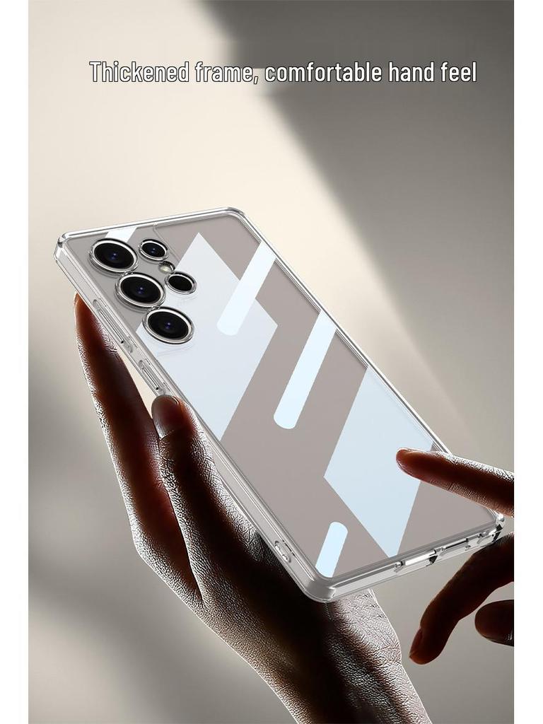 Galaxy S25 Case - Ultra Slim Transparent for S25Ultra and Creative Space Design for S25Plus