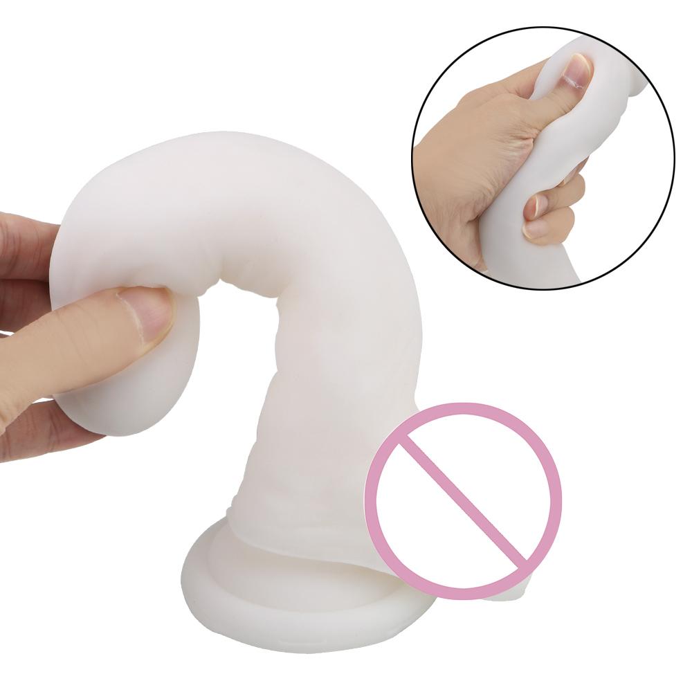 Sexspielzeug für Frau, Simulation gefälschter Penis, realistischer Dildo, weibliche Masturbation, Erwachsene Produkte, superweicher Dildo