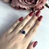 Silberring mit London Blue Topas 1,642 ct (2024644) 2,85 gr. 925 Proben