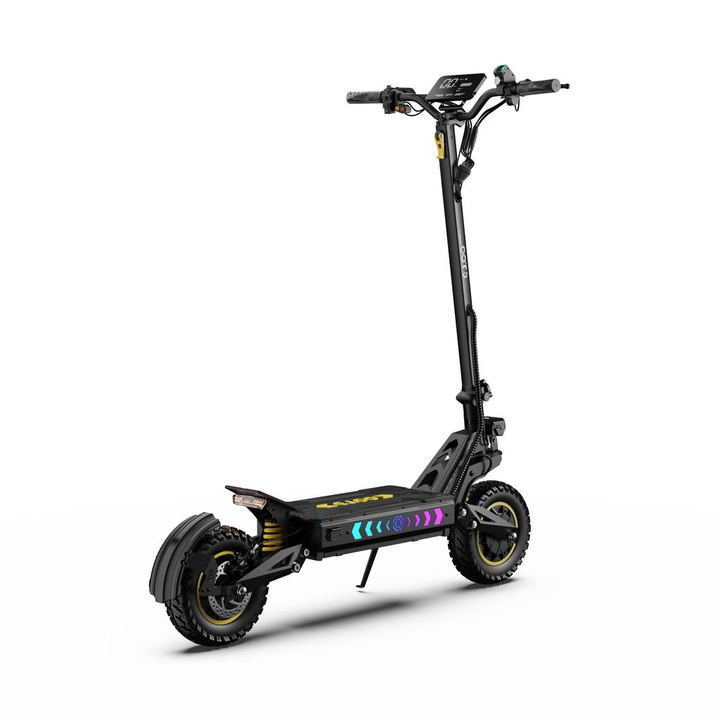 OOTD T10 Pro All-Terrain Electric Scooter 52V23.4AH Battery 70KM Range 150KG Load 11Inch Off-Road Tires 1300*2 Dual Motor E-Scooter