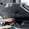 Small Car Windshield Sunshade - Heat Insulation & Sun Protection