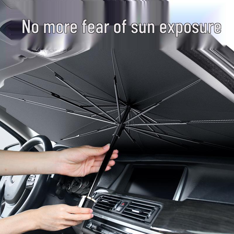 Small Car Windshield Sunshade - Heat Insulation & Sun Protection