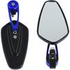 7/8" Motorcycle Mirrors,Bar End Rear View Mirrors Compatible With Honda Grom,Ducati, Suzuki,Yamaha, Kawasaki And More (BLUE)