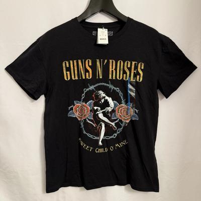 NOVÉ Tričko kapely Guns N Roses Sweet Child of Mine s grafickým potiskem růže