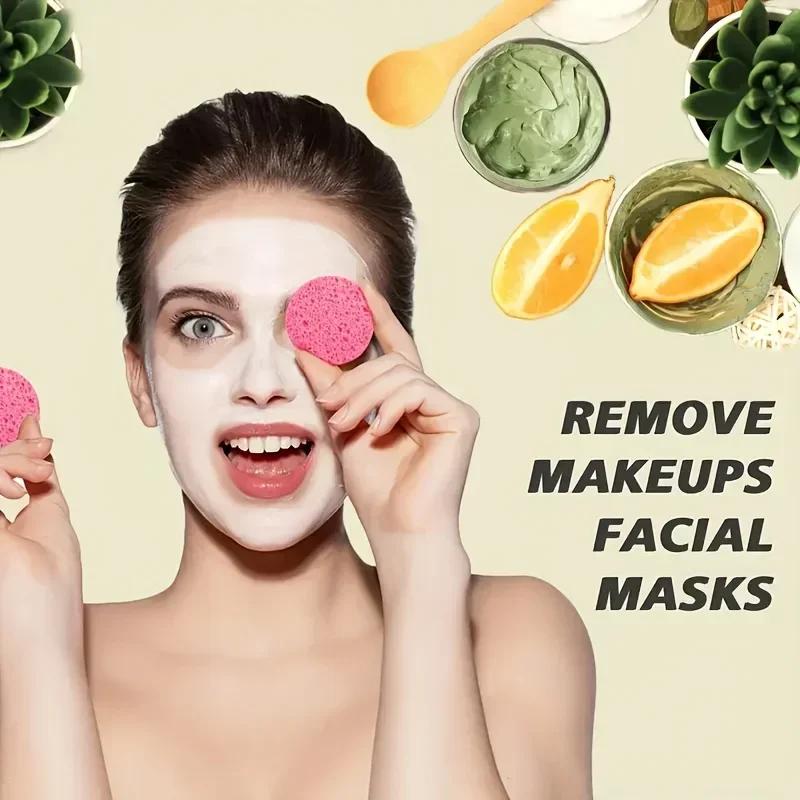 50/20/10PCS Compressed Facial Sponge Cosmetic Hydrotherapy Sponge Suitable for Daily Cleansing, Makeup Removal, and Exfoliation