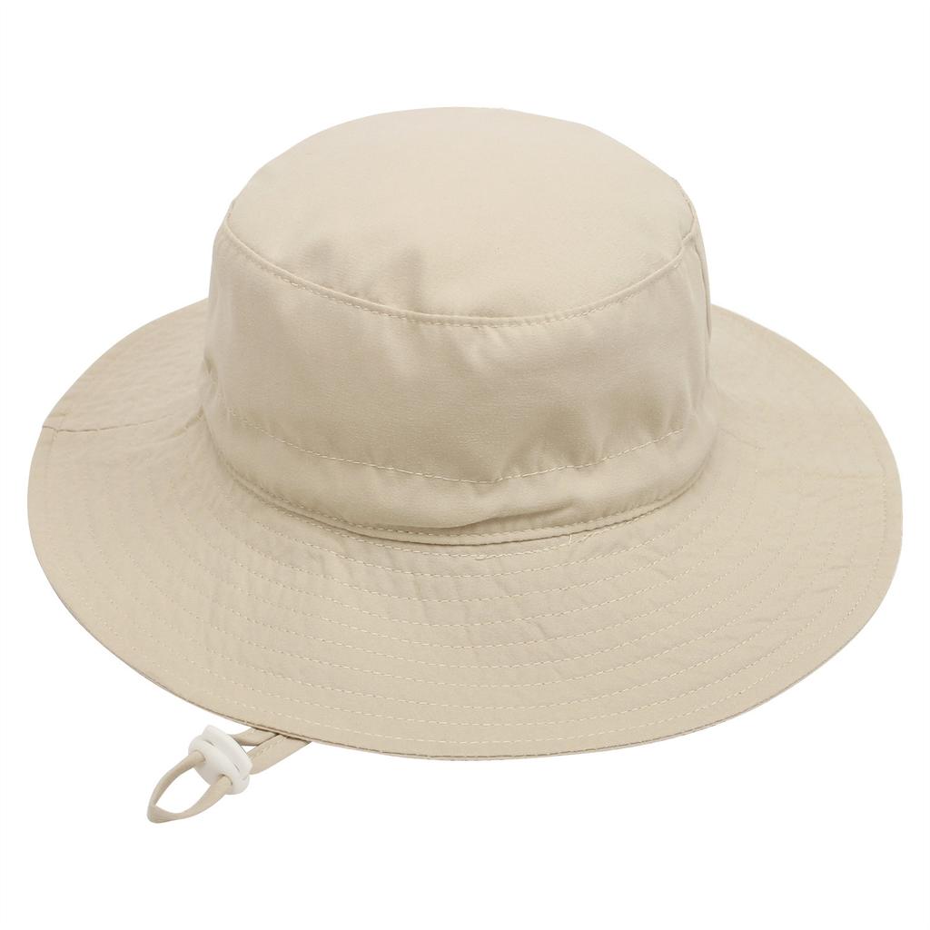 New Children's Hats, Sun Hats, Breathable Basin Hats for Boys and Girls, Beach Hats, Fishing Pure Color, Simple Design