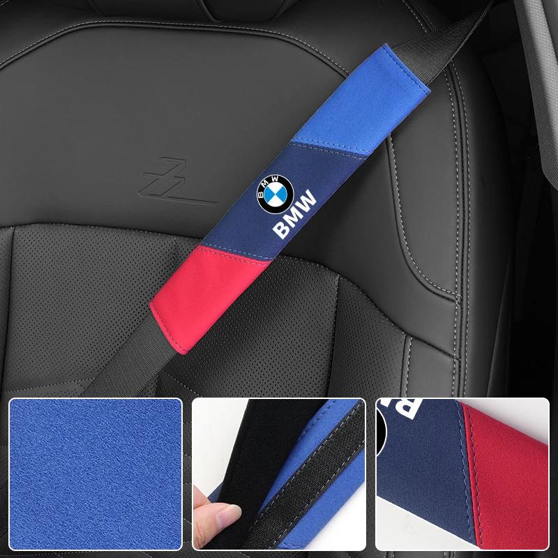 2025 Hot Fashion Car Safety Belt Shoulder Cover Protection Pads Cars Accessories For BMW Performance E46 E90 G11 F10 F30 G08 X6
