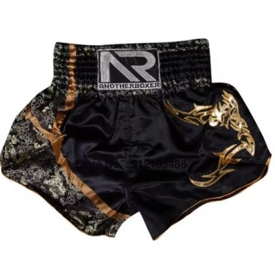 Muay Thai Shorts Pants Kickboxing Boxing MMA UFC Martial Arts Fight Unisex Men Women Kid Quick Dry Print Elastic High Waist Polyester Training