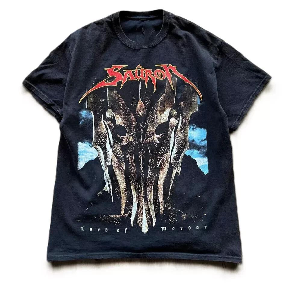 2001 Властелин Колец - Футболка Саурон Размер S-4XL Унисекс Футболка L