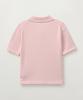 Seteo (W) Basic Cotton Collar Half Cardigan Pink