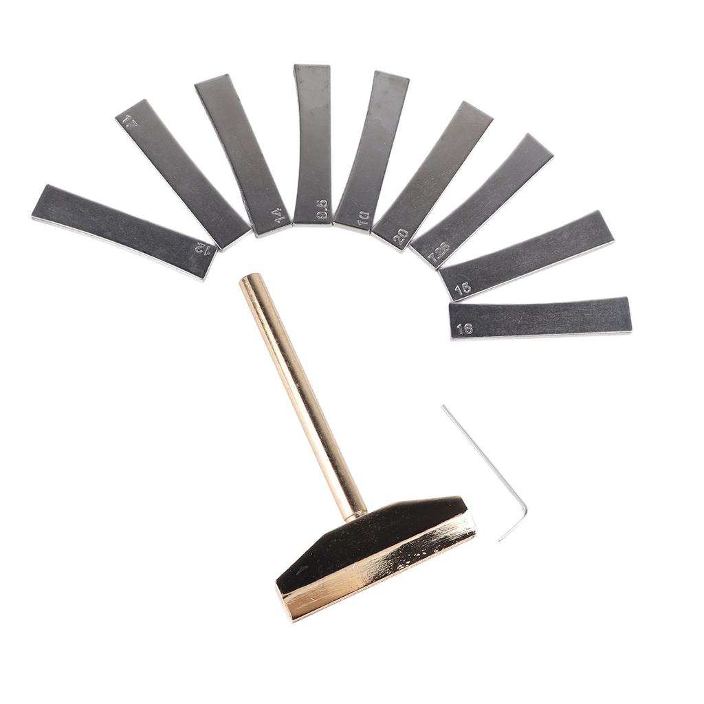 Fret Installation Set Fingerboard Fret Press Tool with Mounting Clamp Electric Guitar Repair Tools