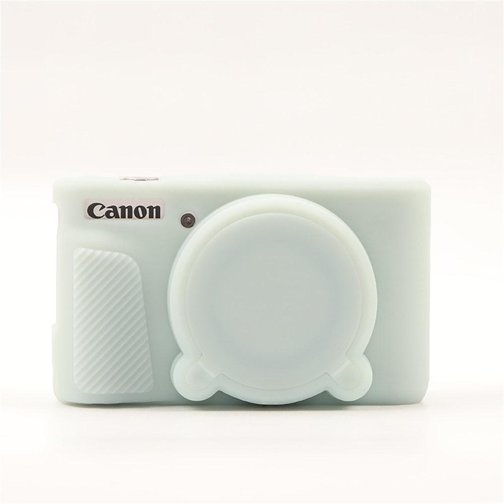 For SX740HS SX730HS Soft Rubber Silicone Case For Canon PowerShot SX740 HS SX730 Armor Body Cover Skin With Len Protector