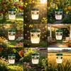 Clear Plastic Outdoor Insect Trap with Lid Fruit Fly Wasp Catcher Transparent Reusable Pest Control Tool for Home Garden Yard