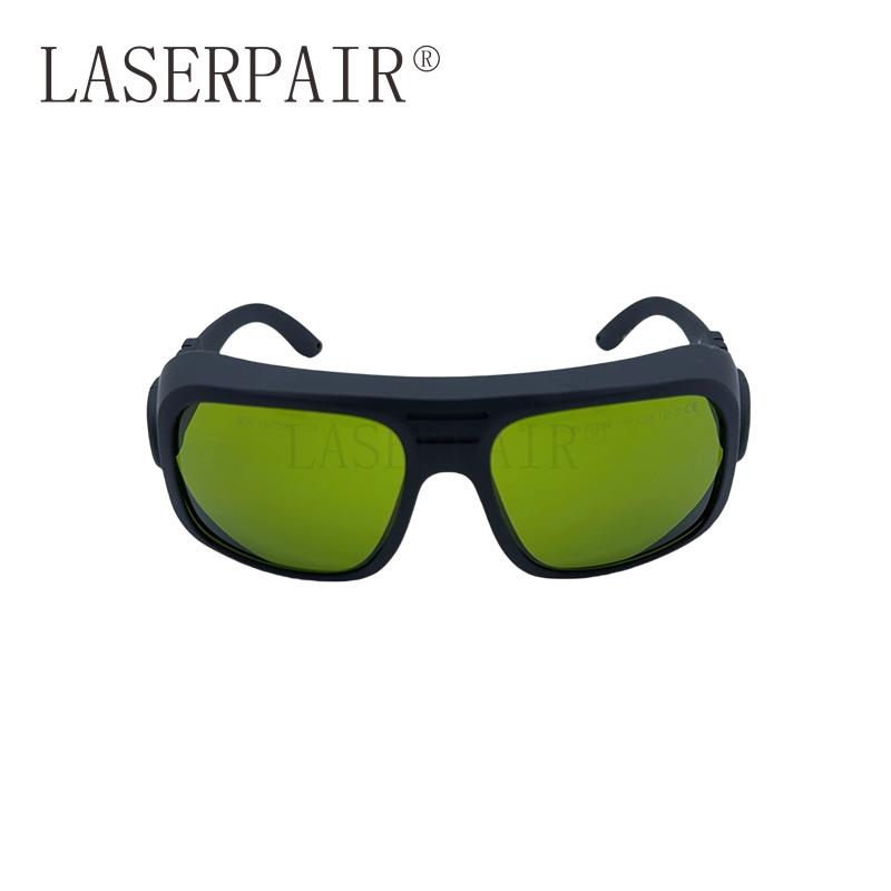 High Protection OD8+ Laser Safety Glasses 1064nm for Fiber Laser Welding Eye Protection Goggles (Green,safety glasses) зелёный