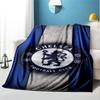 Chelsea F.C Pattern Blanket for Home Decoration, Bed, Sofa, Car Travel, Camping, Suitable for All Seasons, Birthday Christmas Gift