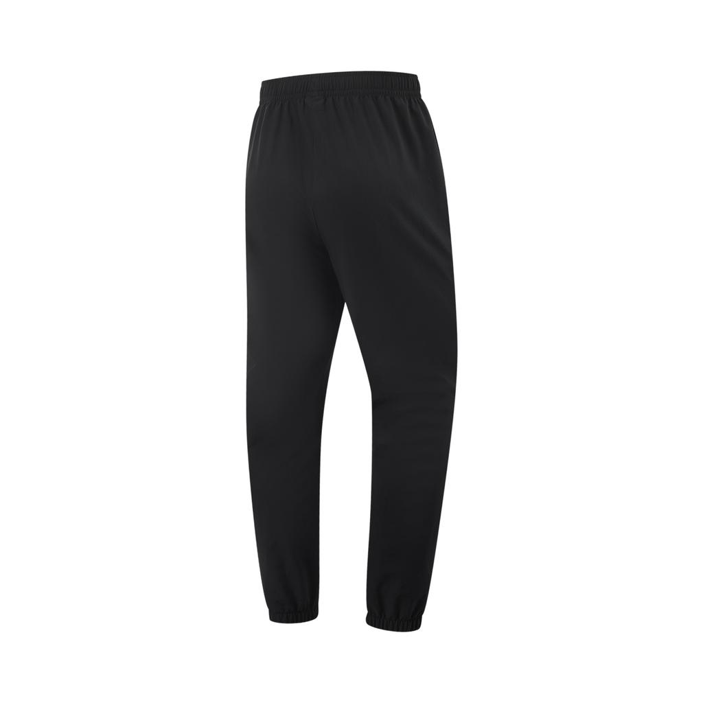 Li Ning Fitness Series Casual Comfortable Versatile Quick-Dry Sports Long Pants Men bottoms Black AYKV135-2