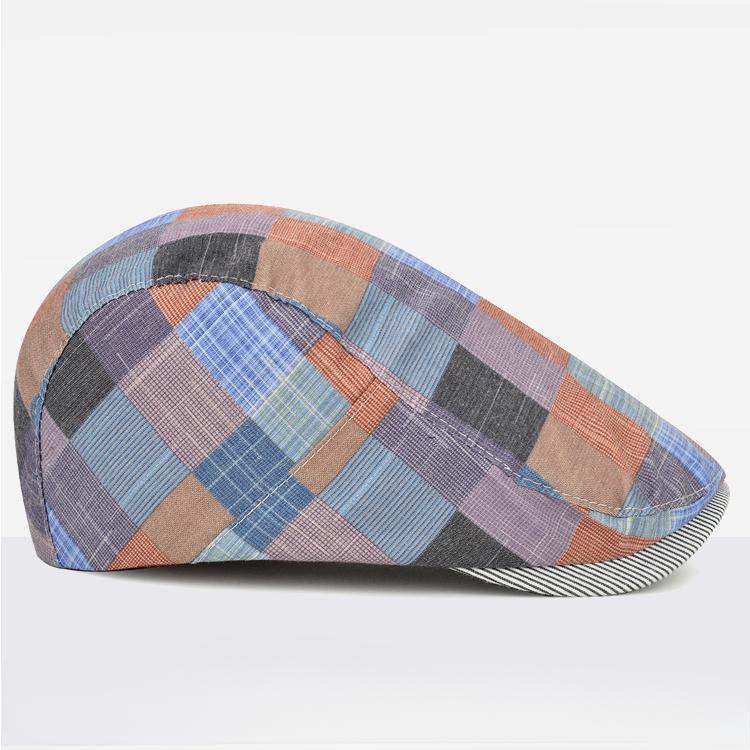 Womens Mens Teens Beret Flat Newsboy Hat Adjustable Irish Cabbie Gatsby Cap Breathable Driving Hunting Hat