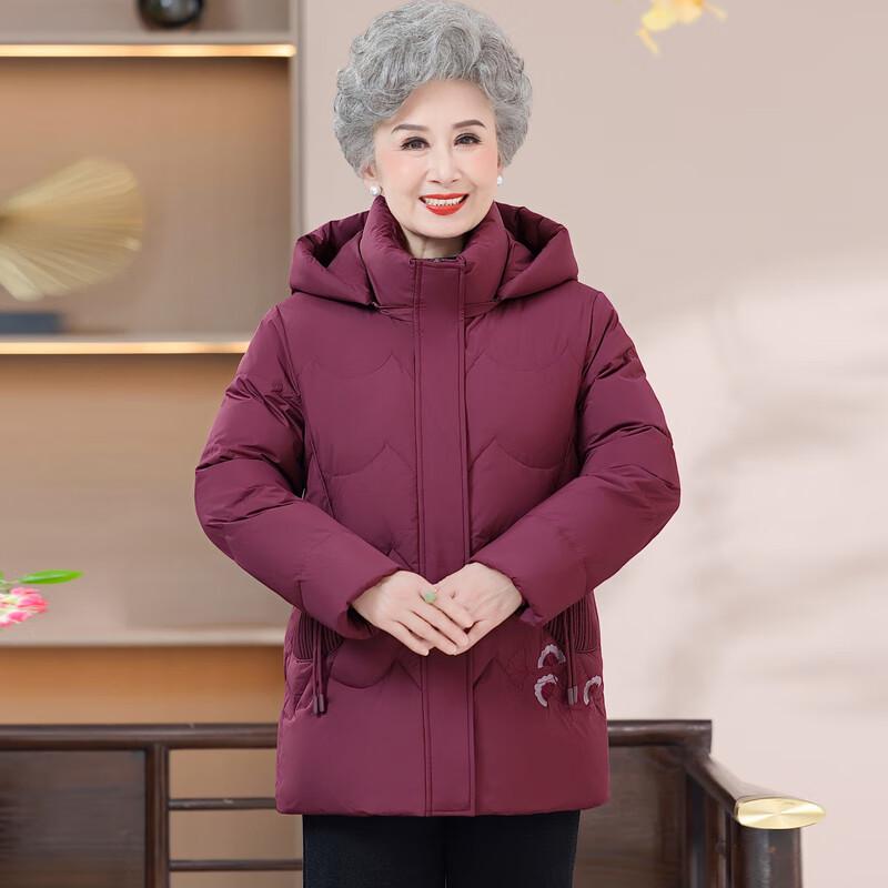 Women's Hooded Chinese Style Duck Down Jacket