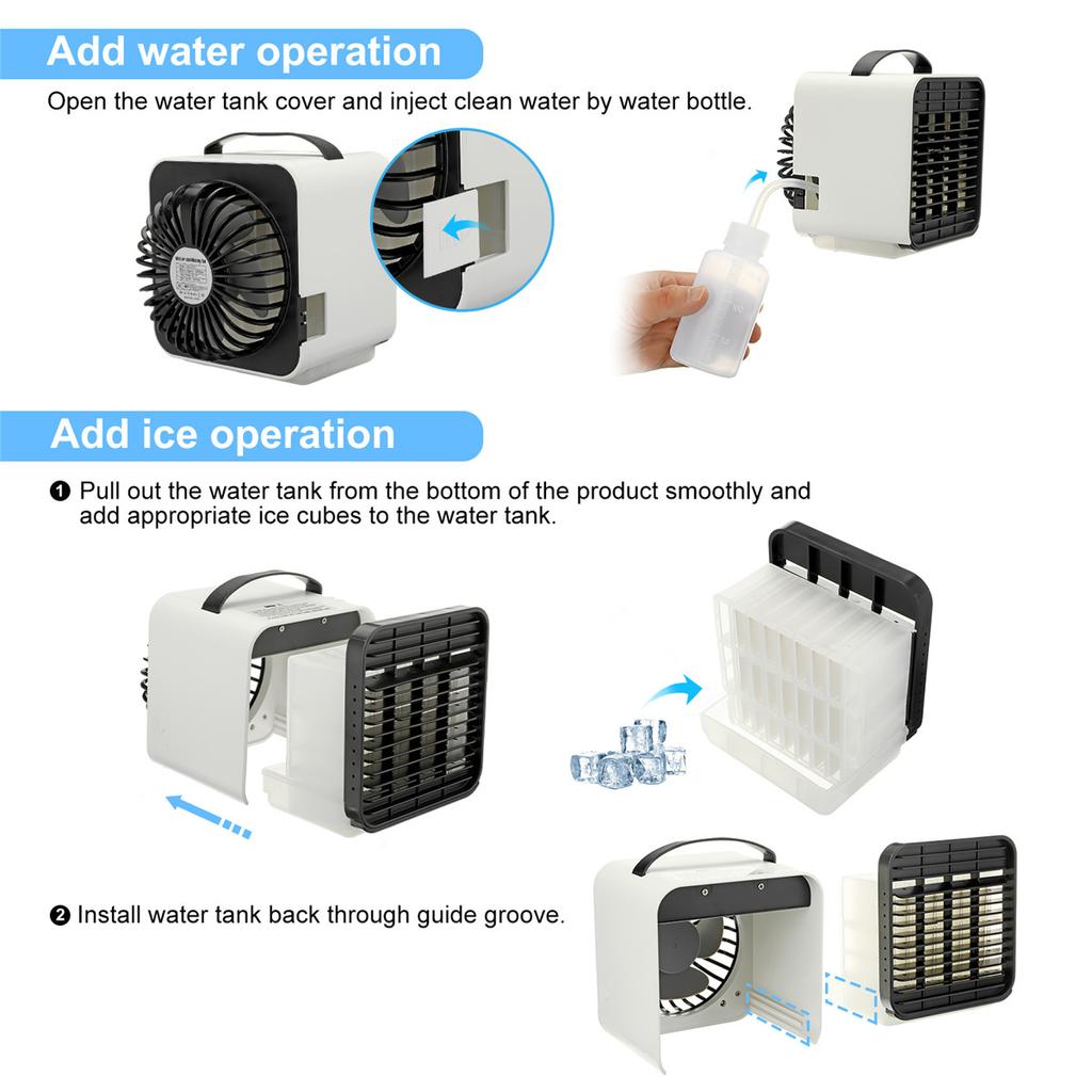 Buy NASUM Portable Mini Air Conditioner Personal Cooling Fans Bedroom