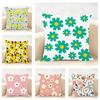 Spring and Summer Floral Cushion Cover Linen Pillowcase Soft  for Sofa Bed Home Room Decor