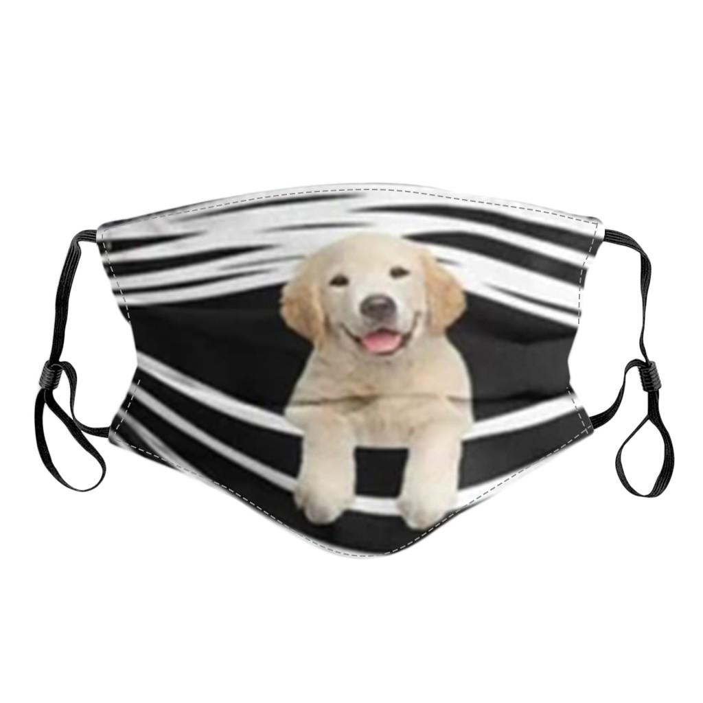 General Dogs Prints Breathable Washable Mask Face Cover Filter Can Be Placed