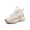 Skechers Stamina Fashion Lace-Up Plush Lined Sports Shoes Shock Absorption Wear-Resistant Mid-Top Running Shoes Women Sneaker Light-Pink 168021-LTPK