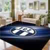 FC Zürich Design Crystal Velvet Rug Soft Decorative Mat for Bedroom Entrance
