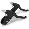 Durable 3-Finger Stainless Steel Bicycle Brake Lever Universal Mountain Road Bike Pads