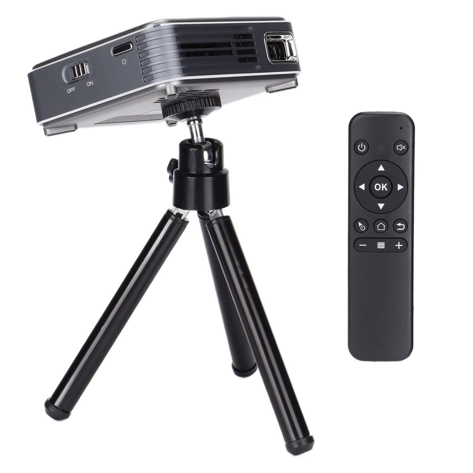 

Портативный 3D мини-проектор с пультом дистанционного управления, поддержка декодирования 4K, WIFI, B, USB, карта памяти EU Plug