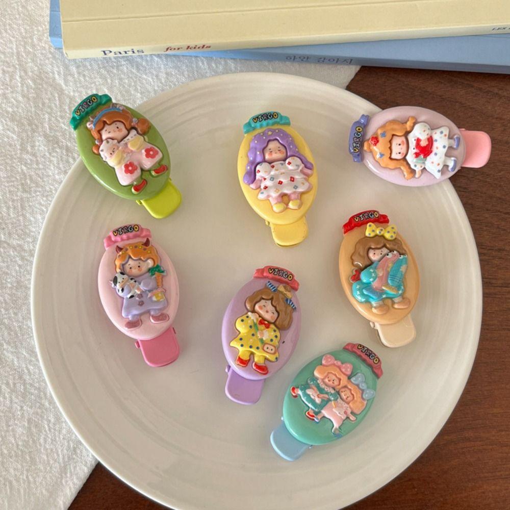 

Headwear Cute Duckbill Clip Side Clips Lovely Barrettes Fashion Cartoon Hairpin Female