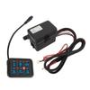 12V 6-Gang Switch Panel with Dimmable LED Light Control, Aluminum, 720W 60A, for Car, Truck, Boat, UTV, and ATV Circuit Systems (Blue Light)