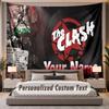 Custom Name Text Tapestry The Cure Personalized Polyester Wall Tapestry For Bedroom And Room