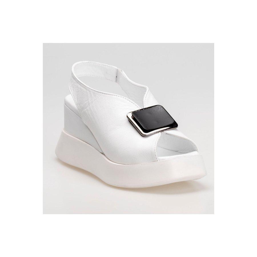 Women's Genuine Leather Wedge Heels Comfortable Stylish Sandals