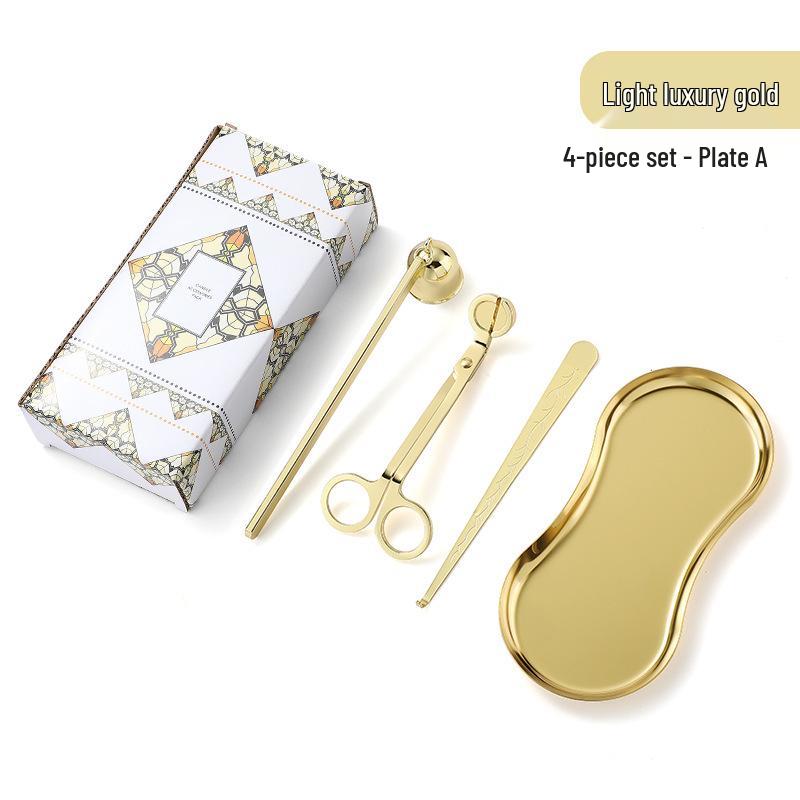 Aromatherapie-Kerzenwerkzeugset aus Edelstahl: Kleiner Löscher & Schere