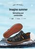 Sommer 2026 Herren Atmungsaktiv Große Größe Römische Webart Strand Sandalen