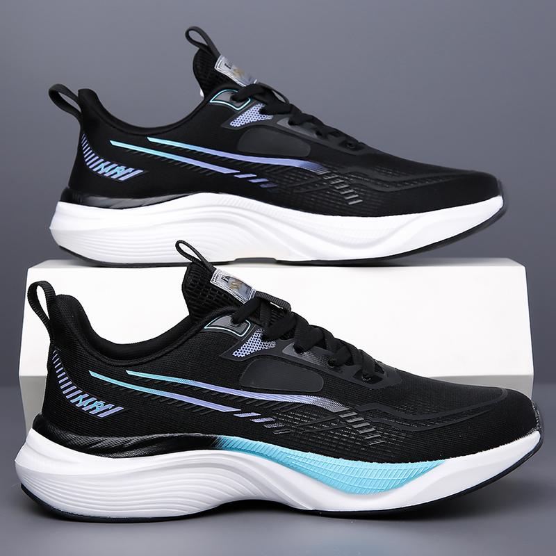 Mens Sports Shoes Anti Slip Wear-resistant Sole Mesh Sneakers Comfortable Mens Running Shoes Men Breathable Sneakers
