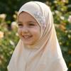 Stretch Little Girls Pull-On Hijab Soft Head Cover Beautiful Head Wrap Turban  Outdoor